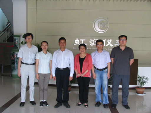 上海理工大學領導、教授一行考察虹潤公司