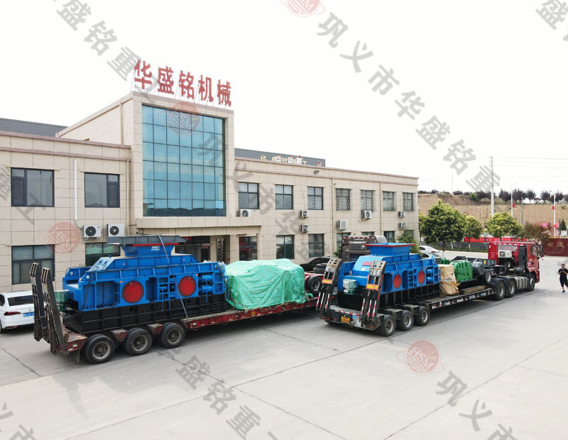 水泥廢料用什么破碎好？就用液壓對(duì)輥制砂機(jī)